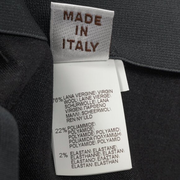 Brunello Cucinelli SS/21 Grey Wool-Blend Monili-Bead Trousers - Picture 10 of 14